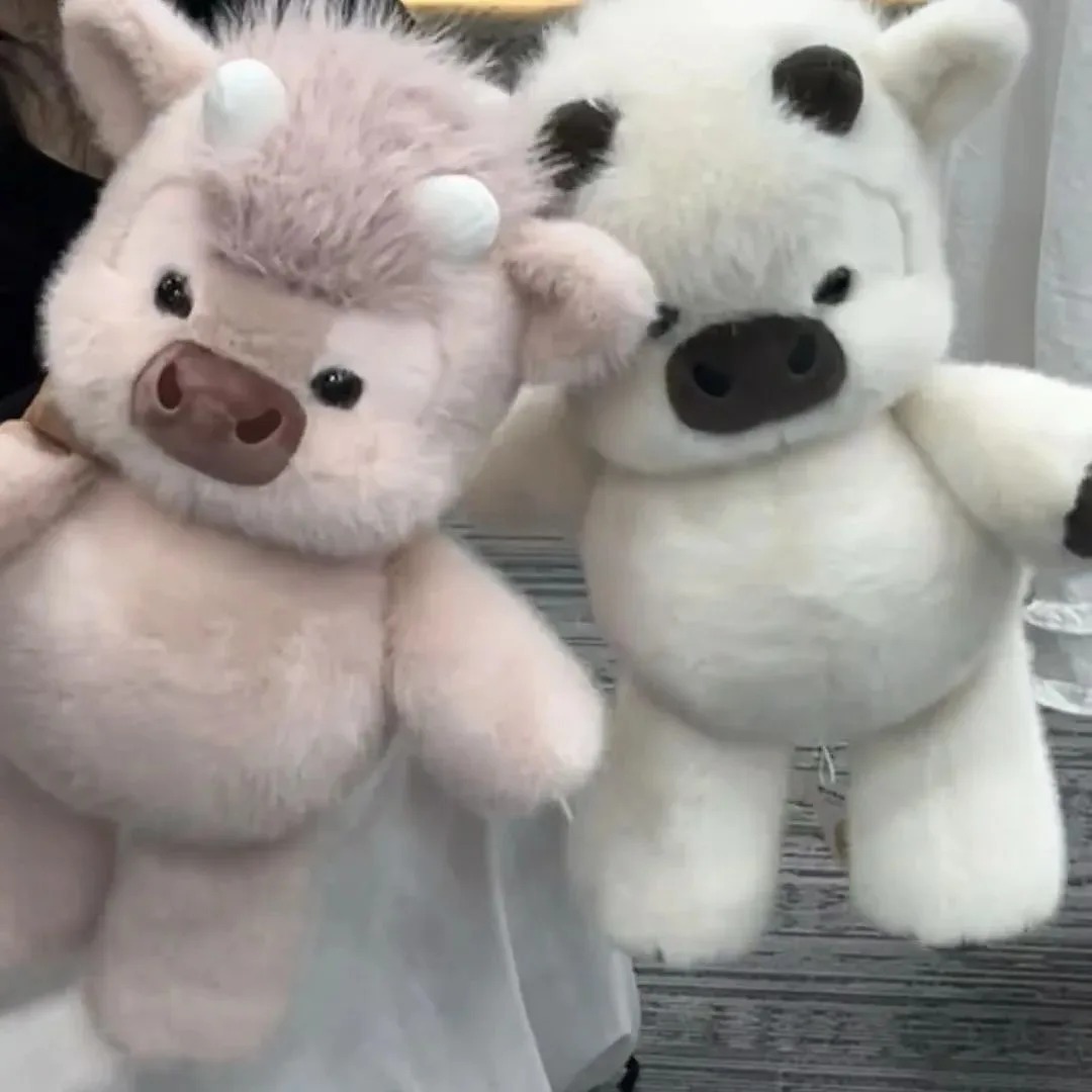 

40cm Cute West Highland Calf Plush Toys Creative Run Fast Cartoon Soft Stuffed Animal Babys Appease Doll Pendat for Kid Gifts