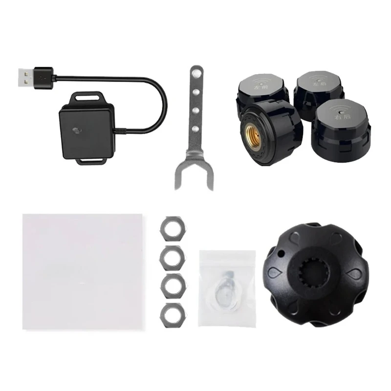 

Automotive Pressure Monitoring System Internal and External 4 Sensors for Automotive Radio Android Multimedia Global