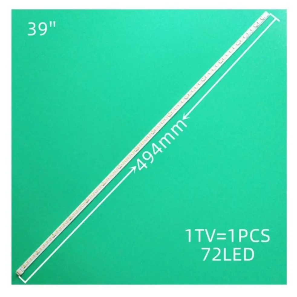 

494mm LED Backlight strip 72lamps T52M390354AI1ET13T35_Rev1.0 For TCL L39F2560/L39F2550E LE39D8800