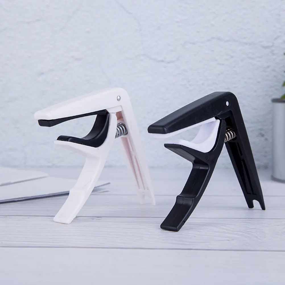 

4 Pcs Capo Clamp Part Practical Clip Abs Ukulele Durable Guitar Tone Modified Plastic Wear Resistant Musical Instruments