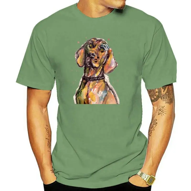 AMEITTE Creative Hungarian Vizsla Dog Design T-Shirt Summer Men Short Sleeve Funny Animal Design Hip Hop Tops Boy Casual Tees