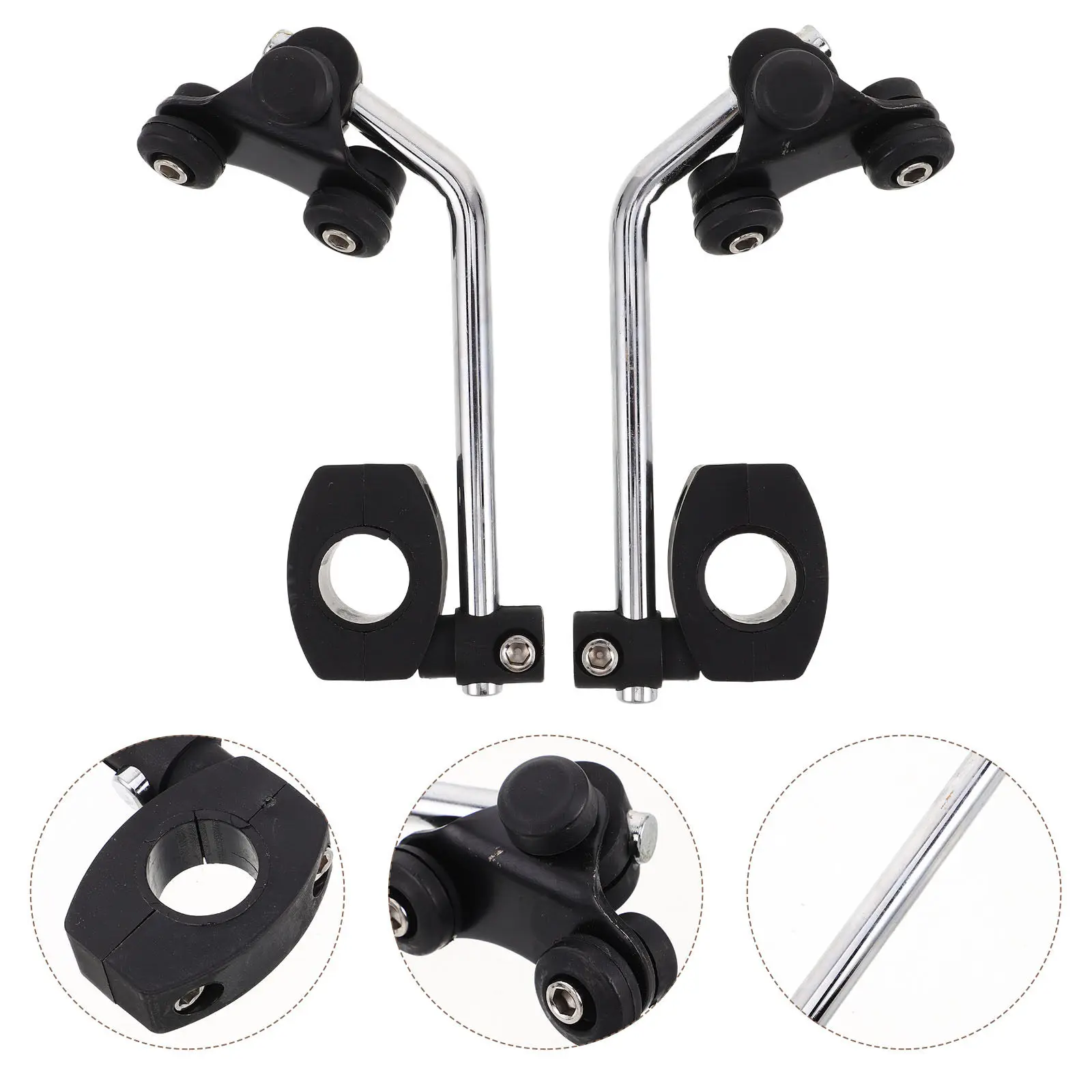 

1Pair Motorcycle Windscreen Bracket Mount Modified Secure Windshield Support Compatible Motorbike Universal Windshield Mount