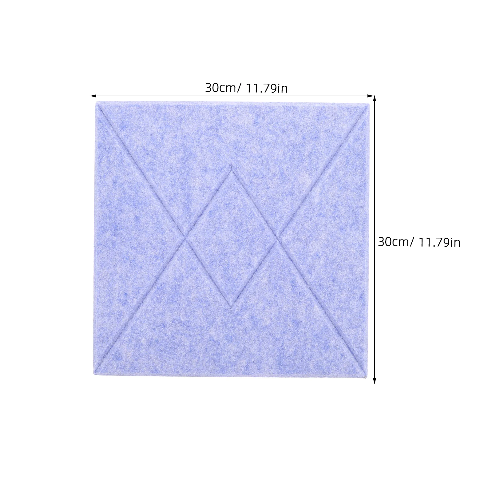 6 قطعة ورأى البلاط عازلة للصوت لاصق لوحة الإعلانات لغرفة مكتب الفصول الدراسية قشر عصا لوحات الحائط الجدار الزخرفية #3