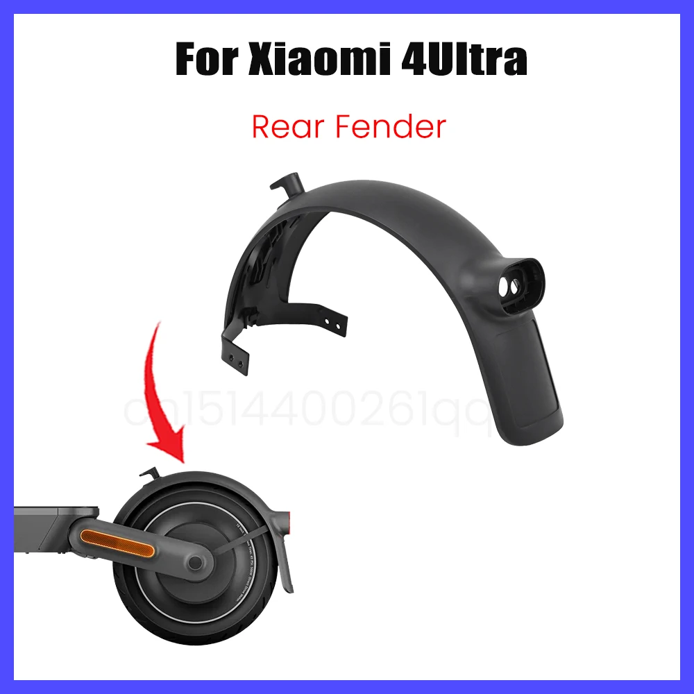 

Rear Mudguard for Xiaomi 4 Ultra Electric Scooter Rear Wheel Tire Fender Bracket Splash Proof Plastic Replacement Parts