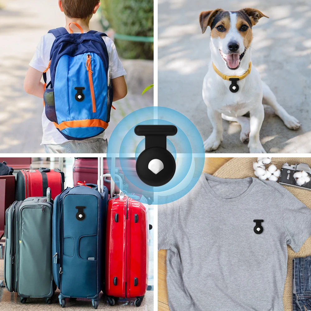 Apple/飛行機向けのシリコンケース,パターン化された保護ケース,引っかき傷防止装置,マウントトラッカー,子供向けのピン付き