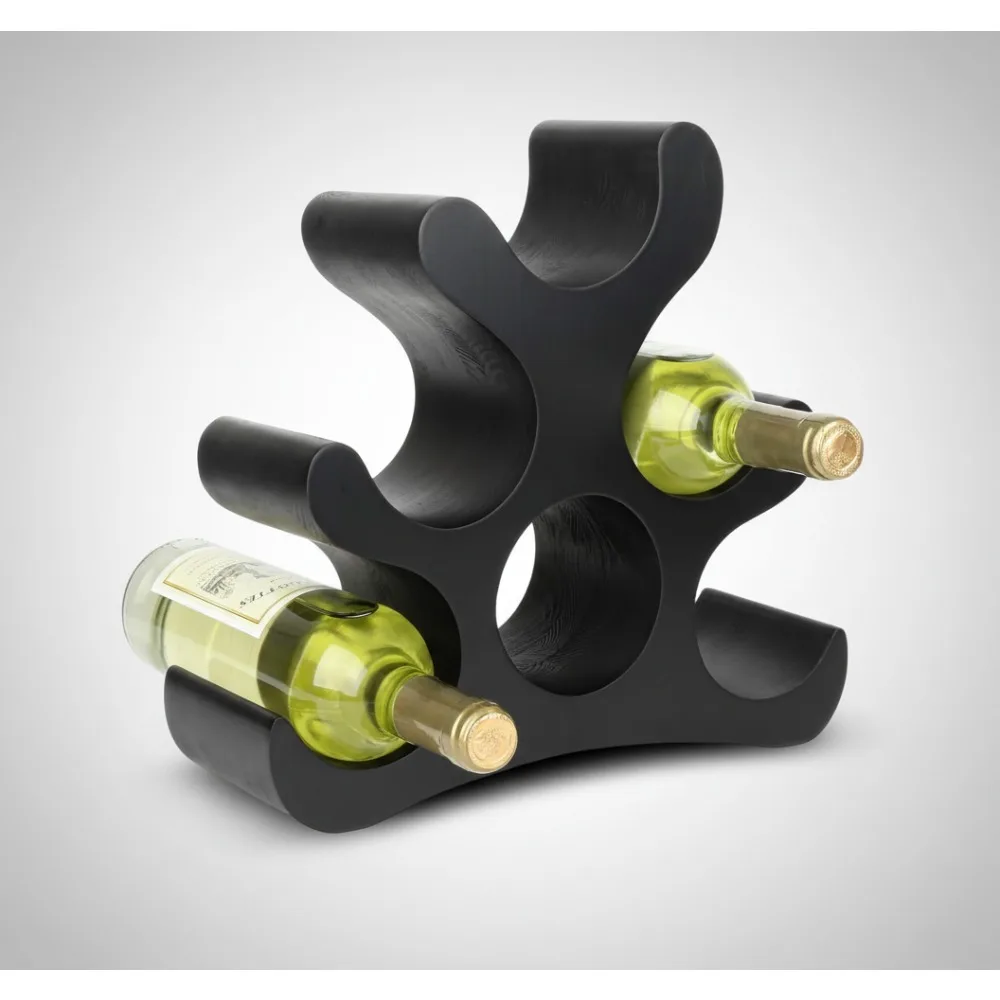 

Деревянная полка для вина на 6 бутылок — отдельно стоящий держатель для столешницы для хранения в кухонном барной кладовой