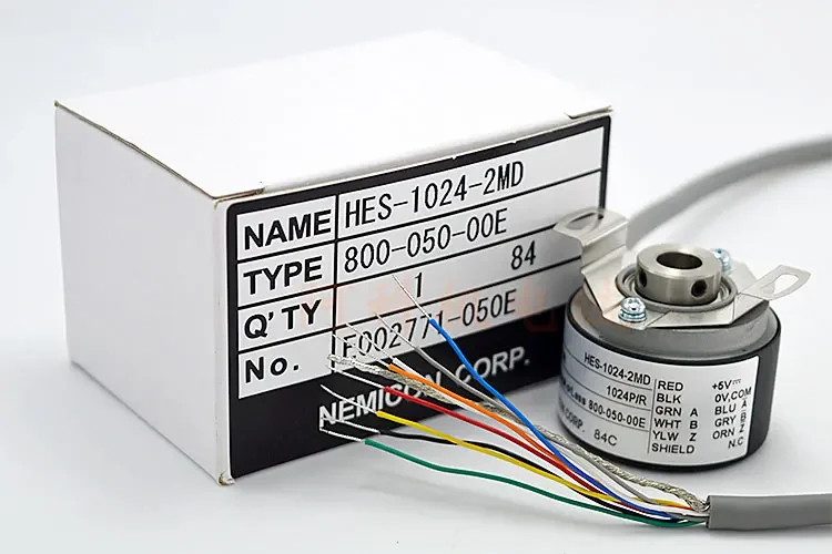 Original sealed control optical encoder HES-1024-2MD differential output incremental hollow rotary encoder
