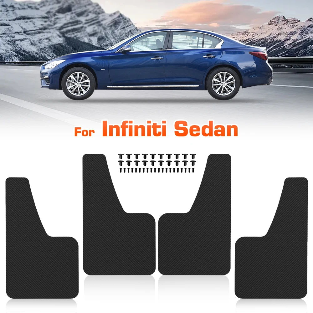 For Infiniti G M Q50 Q70 Q50L Fender Mudflaps Mud Flaps Splash Guards Mudguard