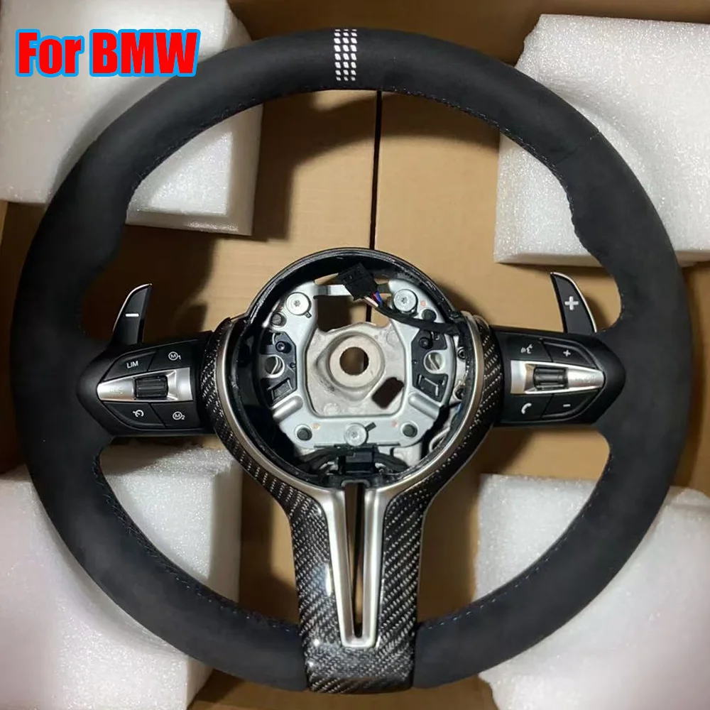 

Руль CS Style M с отделкой из карбона и полной замшевой обивкой для BMW F01 F10 F20 F22 F30 F31 F32 M2 F87 M3 F80 M4 F82 F90 X5 F15 F16