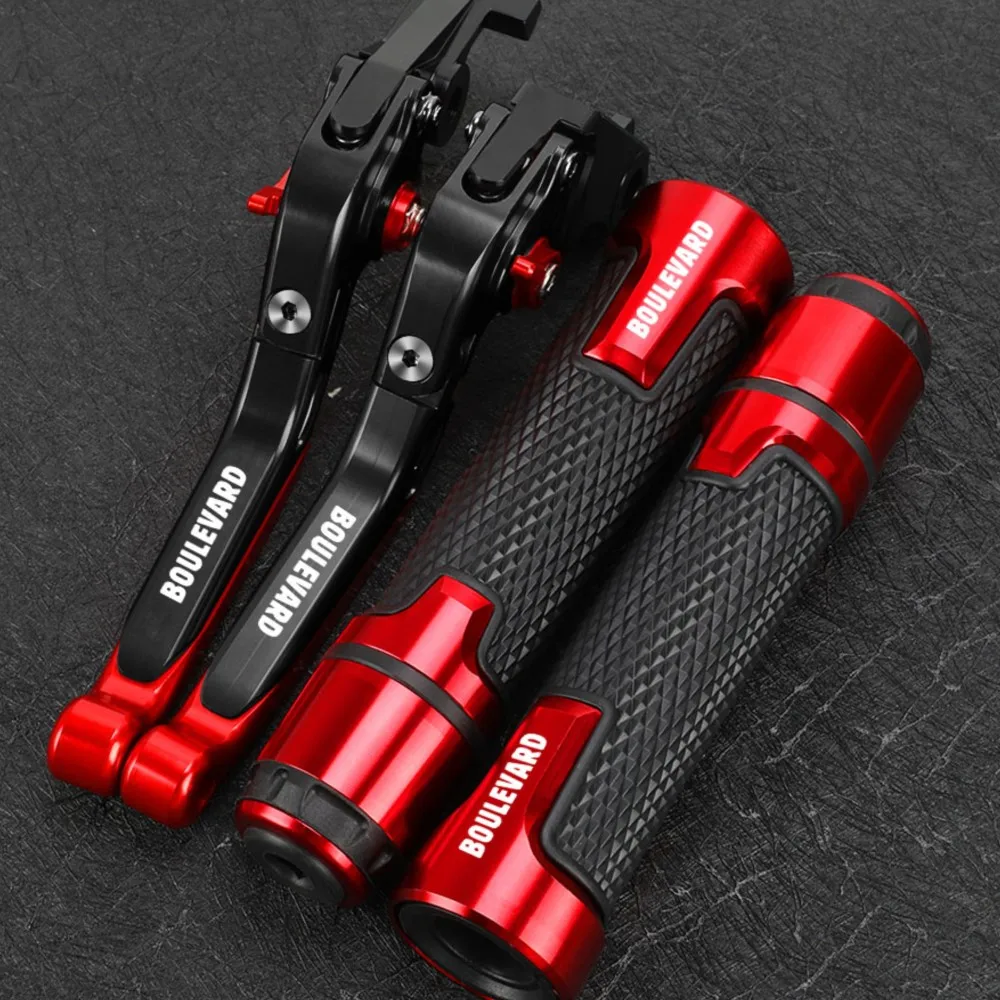 

Motorcycle Accessories FOR SUZUKI BOULEVARD C90 S50 S83 2005-2009 Brake Clutch Levers Handlebar Grip Handles bar Hand Grips