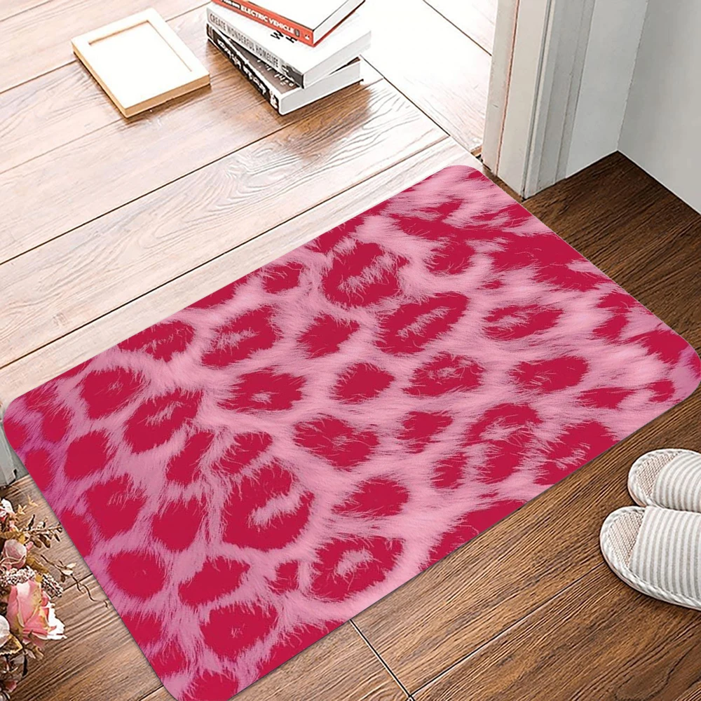 ليوبارد نمط ممسحة عدم الانزلاق السجاد ديكور المنزل السجاد داخلي في الهواء الطلق الكلمة حصيرة غرفة المعيشة غرفة نوم حمام المطبخ البساط #5