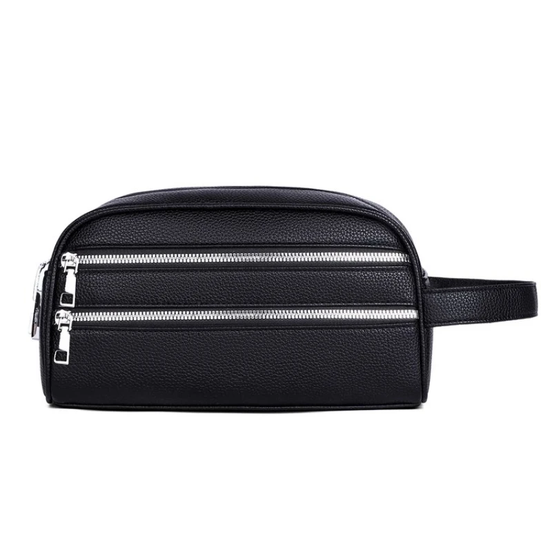 New anti-theft password lock men's clutch bag fashionable rectangular wallet handbag with wristband card bag mobile phone bag