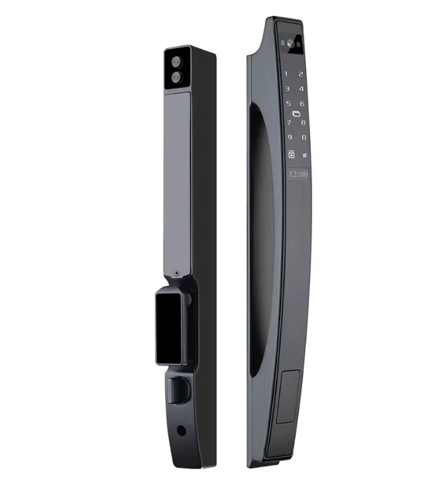 2025 Electronic Automatic 3d Face Recognition Fingerprint Password Smart Door Lock with Camera Tuya Wifi Door Lock