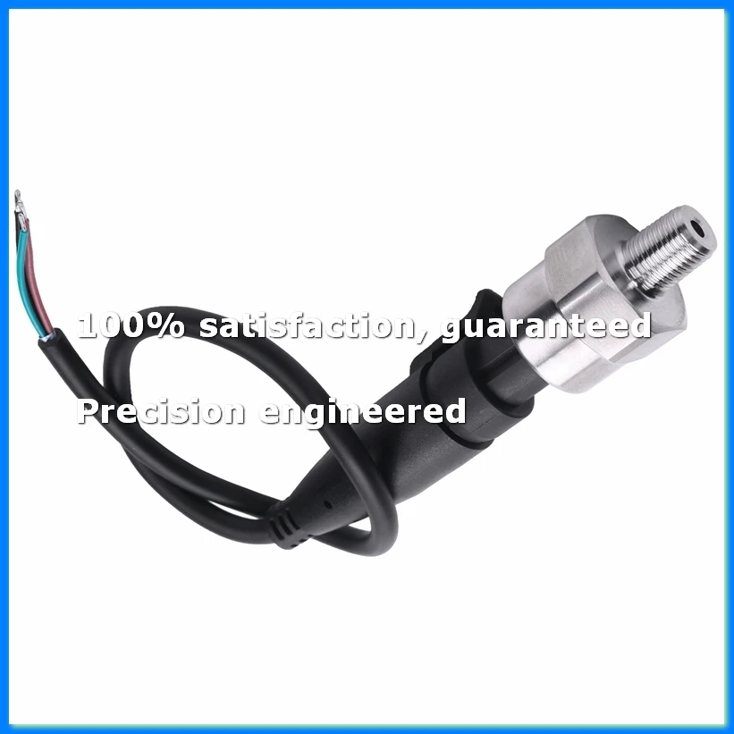 0-150 PSI Pressure Sensor Oil Fuel Air Water Pressure Transducer Pressure Sender Gauge DC 5V 1/8 Inch NPT Thread-DTB1