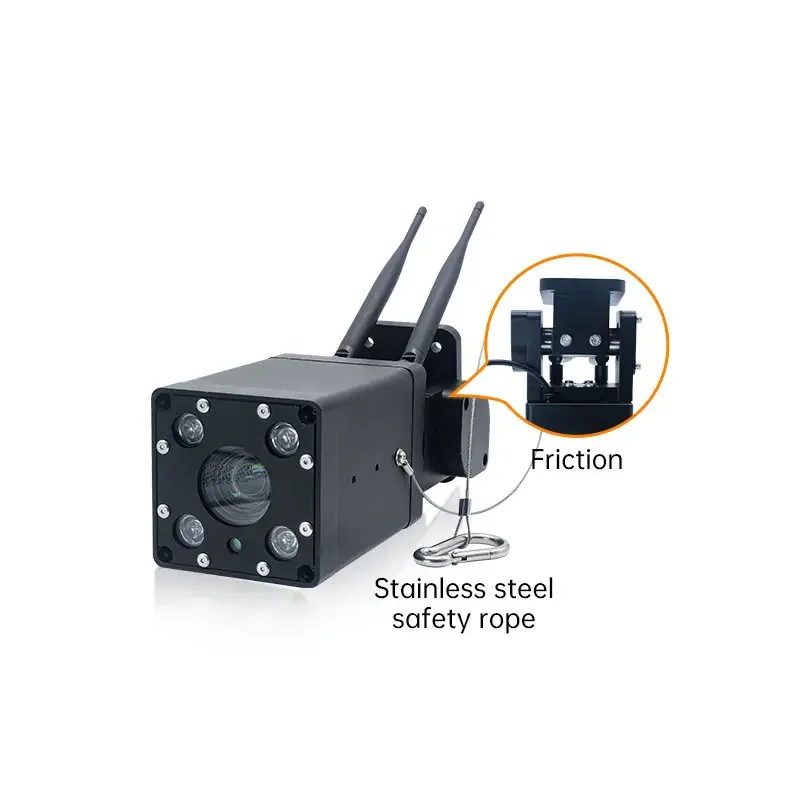 防水 30 X 光学ズーム ワイヤレス建設タワー クレーン カメラシステム、磁気バッテリー パック付き