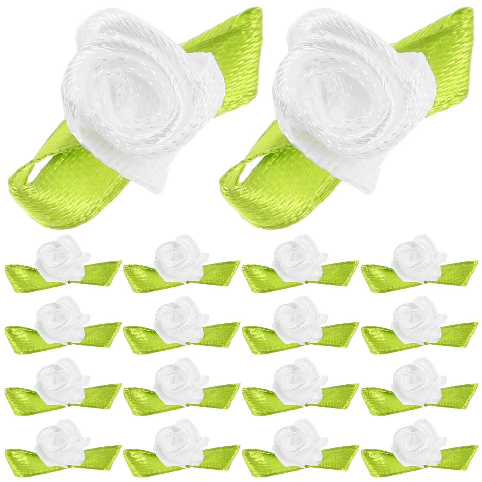 

500Pcs Satin Rose Heads Mini Faux Flowers for Wedding Centerpieces Home Decor Small White Rose Mini Flowers Crafts