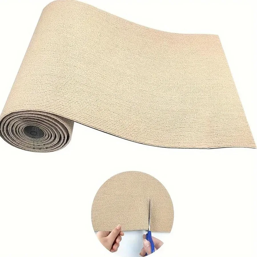 Heavy Duty Self-Adhesive Rug - Waterproof Non-Slip Carpet Tiles for Indoor Floor, 30x30cm Home Office Mat, No Trace Removable