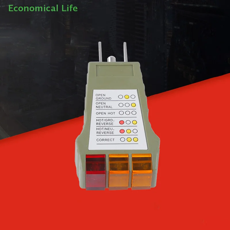 

Socket Power Neutral Wire Receptacle Testers Socket Safety Detectors Check Receptacle Testers Handheld Electician Tools
