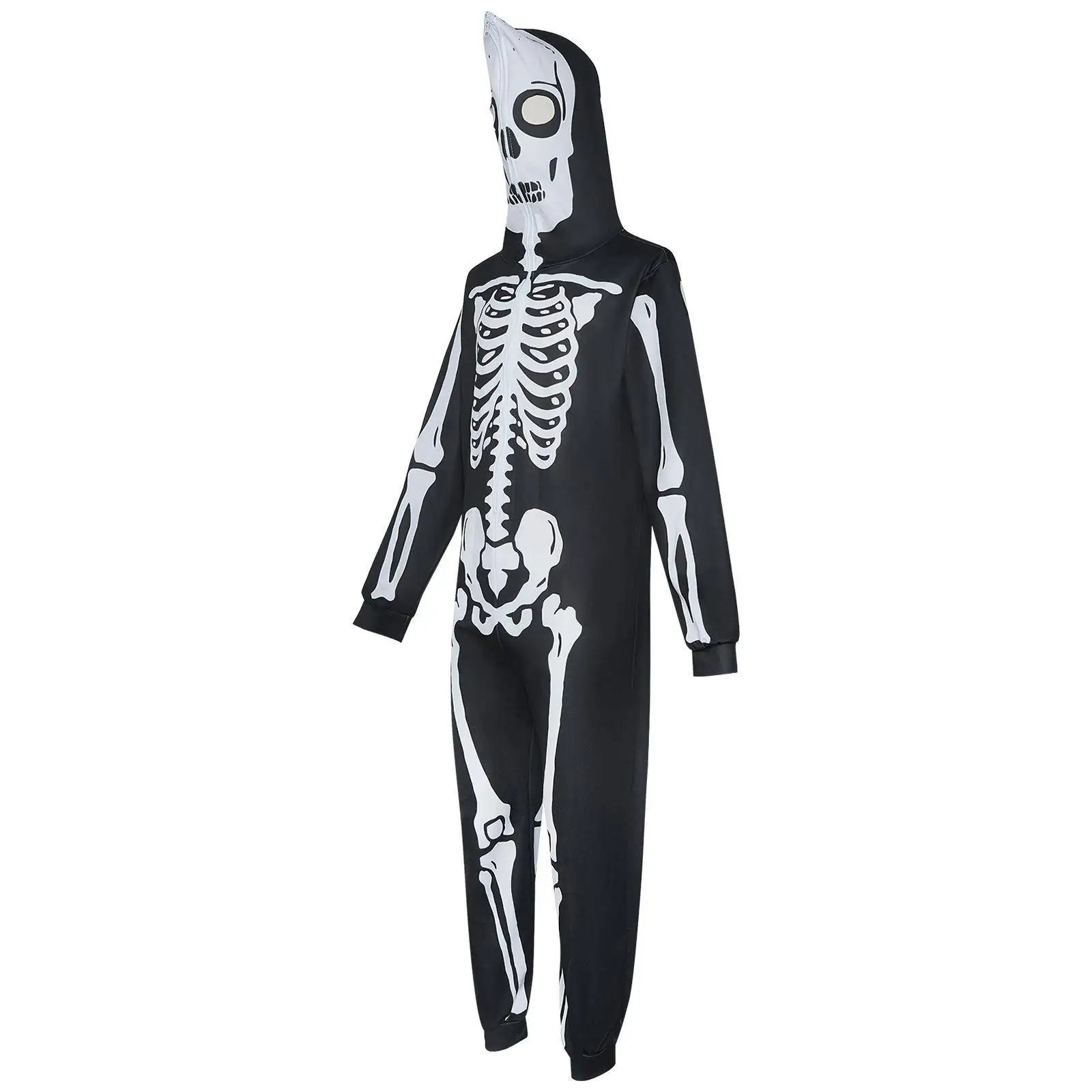 

Хэллоуин Террор Скелет Косплей Комбинезон Костюм Маскарад Пар Костюм Для Выступлений Женский Традиционный Этнический Сценический Костюм