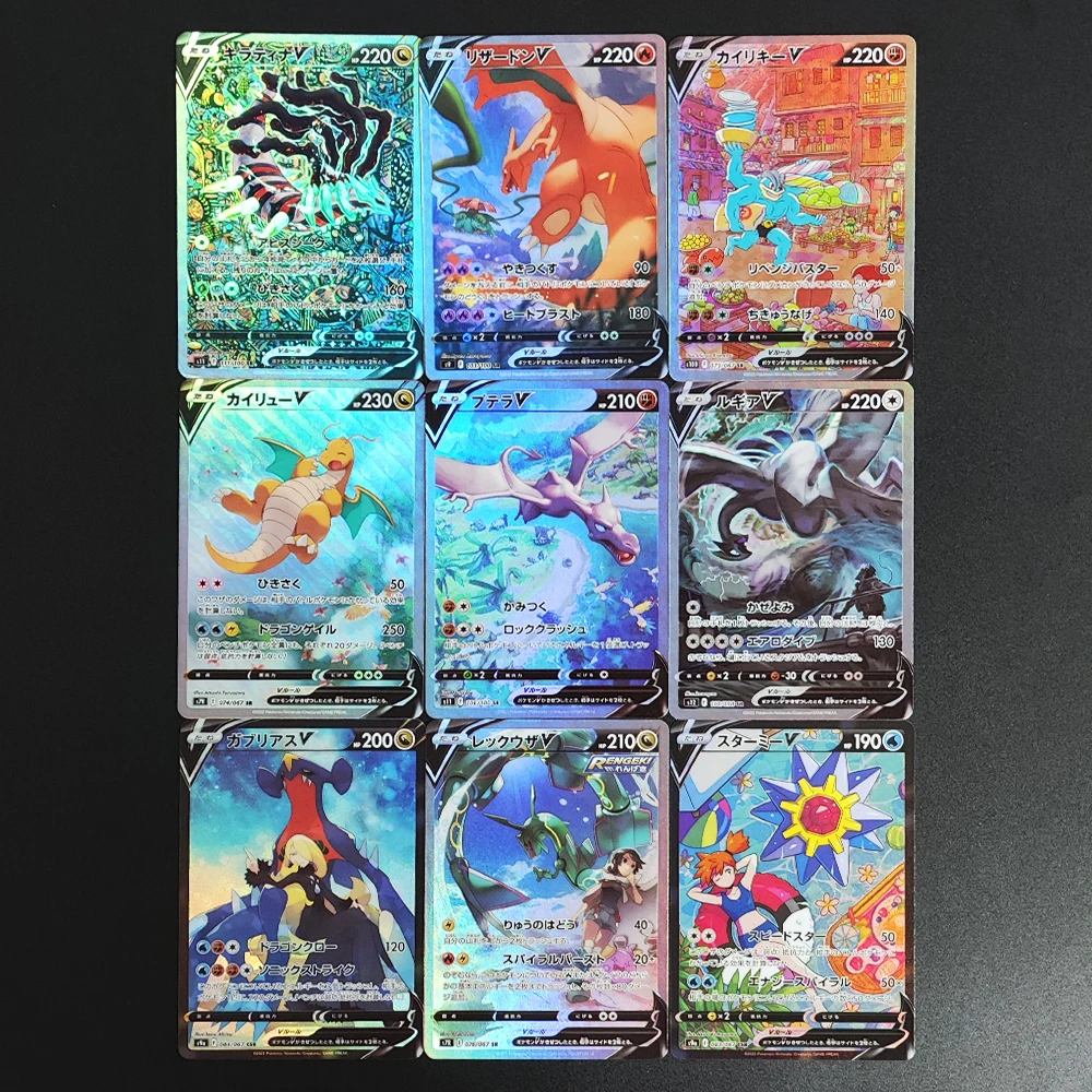 Pokemon Japanese Foil Card The Glory of Team Rocket Moltres Garchomp Ex Mewtwo Nidoking Sv10 Anime Game Collection Card Toy Gift