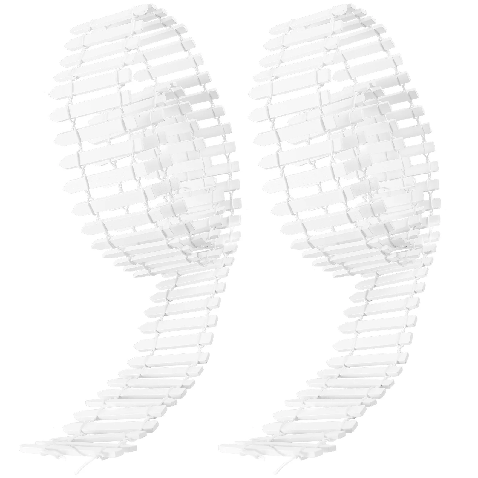 

2 set 5 Cm Mini For Fairy Garden Wooden Picket Fence Diy Decor Small Fence Miniature Landscape Sand Table Christmas Tree White