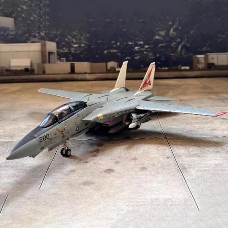 Diecast 1:72 Scale U.S. Navy F14 Tomcat fighter F-14A VF-14 Alloy Finished Simulation Model Souvenir Gifts For Adult Boy