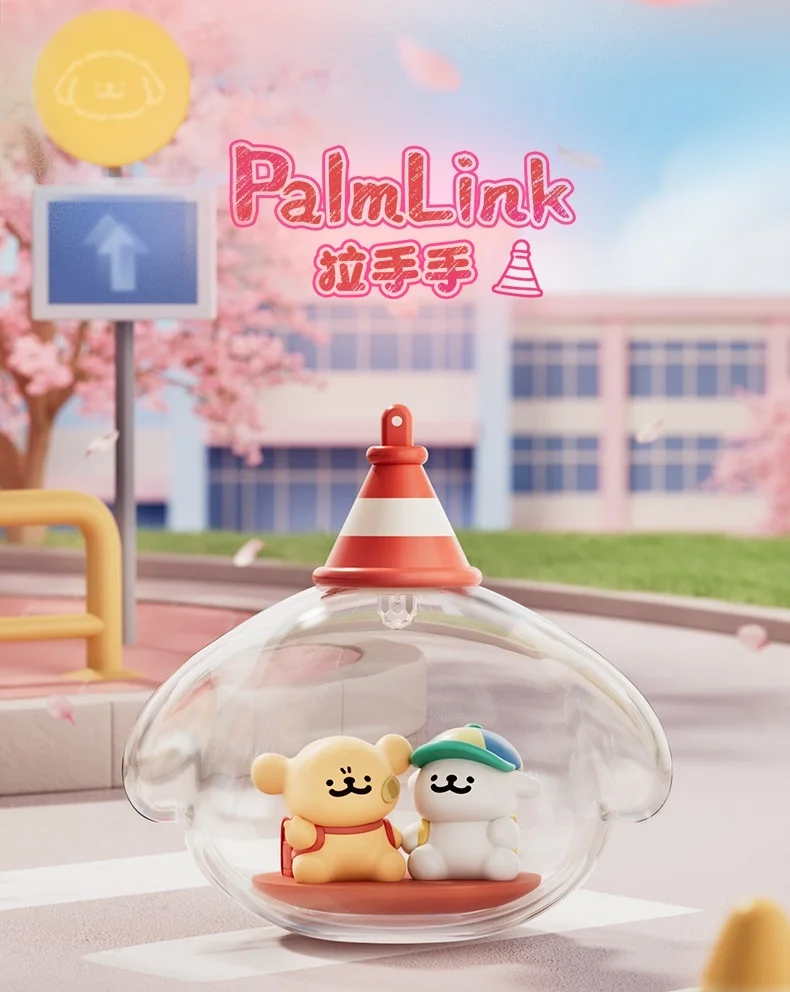 Funism Blind Box Line Dog Figurine Night Light Cute Desktop Ornament Collectible Toy Couple Gift For Home Room Decoration view 5