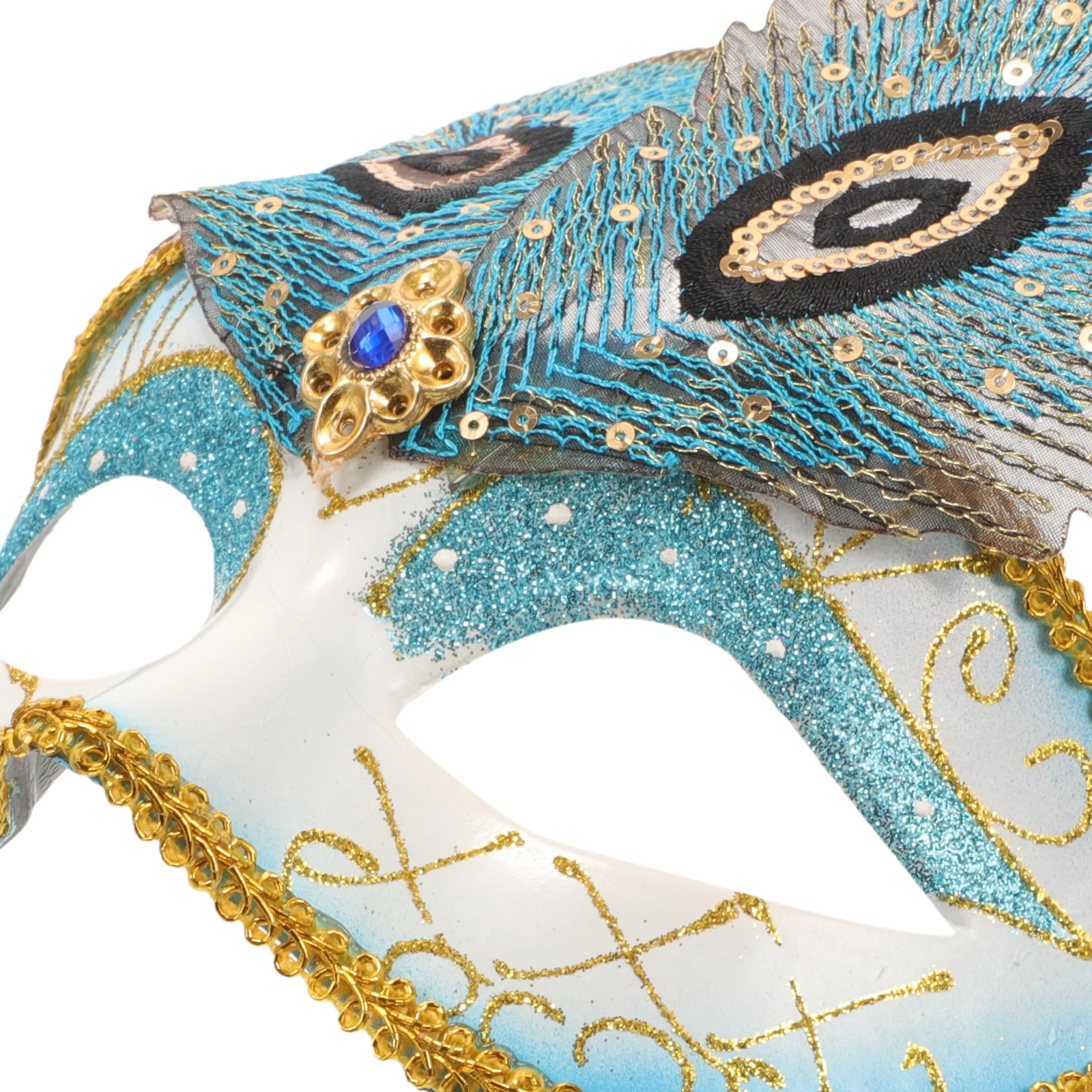 

Peacock Eye Mask Festival Mask for Dancing Party Stage Performance Costume Accessory Elegant Mysterious Look Party Supply
