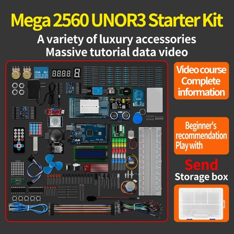 2560 UNOR3 Starter for Ambitious Projects with Ultrasonic Modules