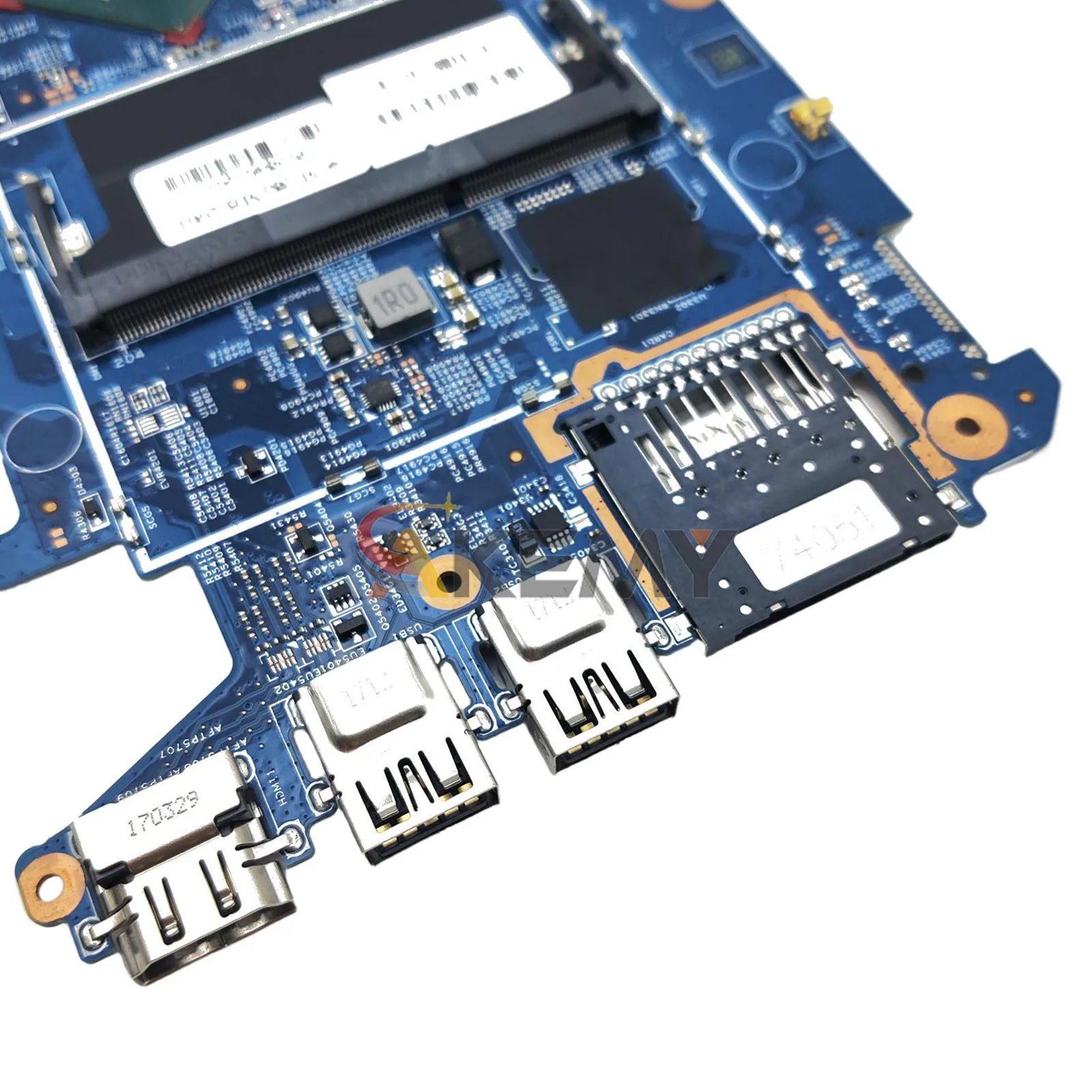 16831-1 สำหรับเอชพี พาวิลเลี่ยน 13-U แล็ปท็อปเมนบอร์ดพร้อมซีพียู N3710 100% ทดสอบอย่างเต็มที่