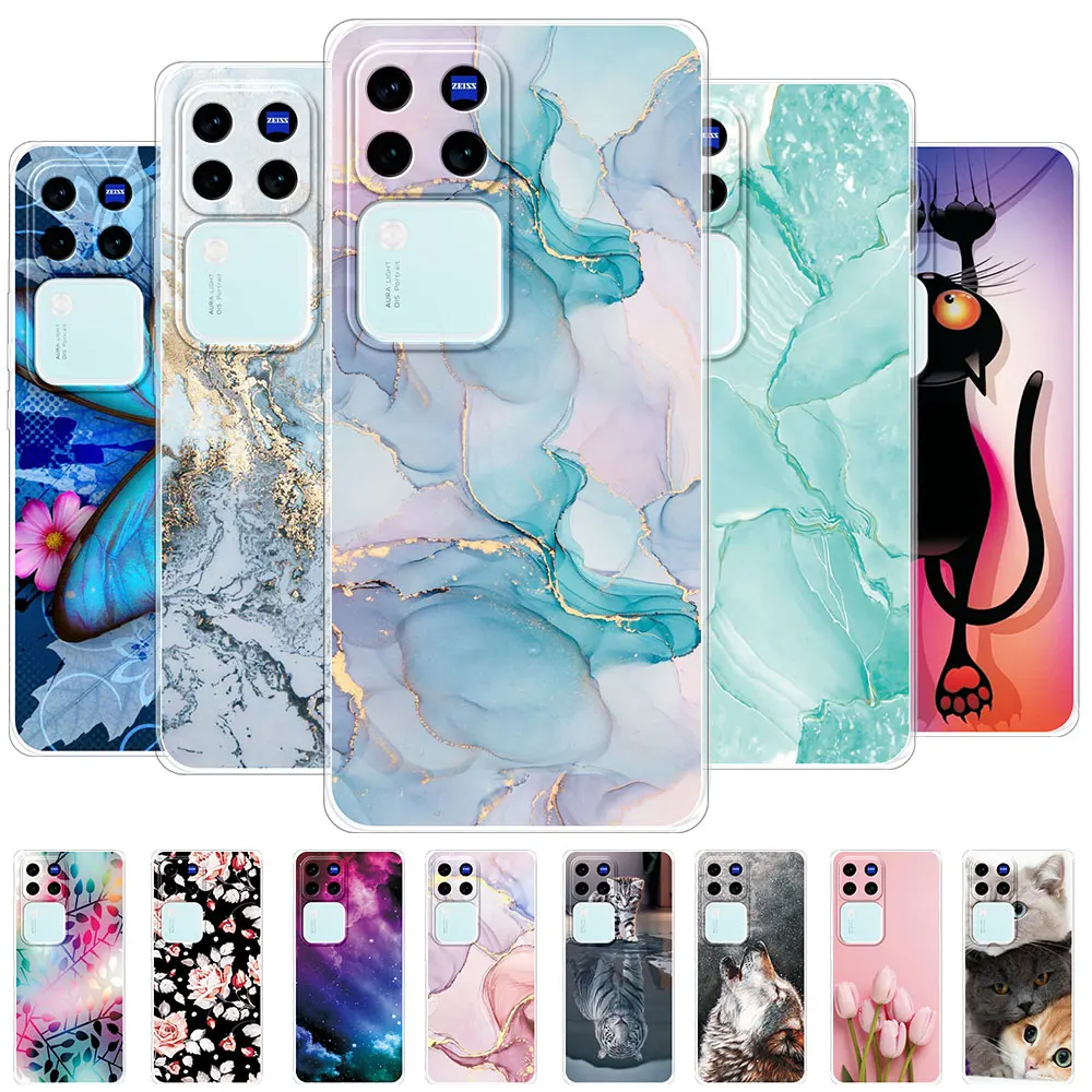 For Vivo S18 Pro /S18 5G V2323A Case Clear Soft Silicone TPU Coque For Vivo S17 Pro Clear Phone Case for Vivo S18Pro S17T Funda