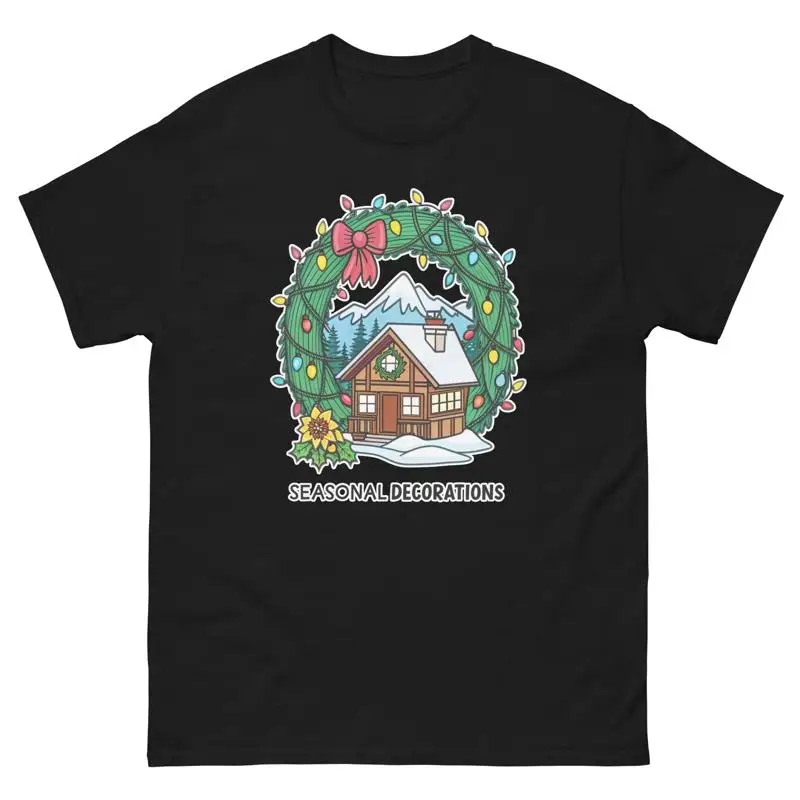 

Seasonal Decorations Mountain Ski Resort Town T Shirt