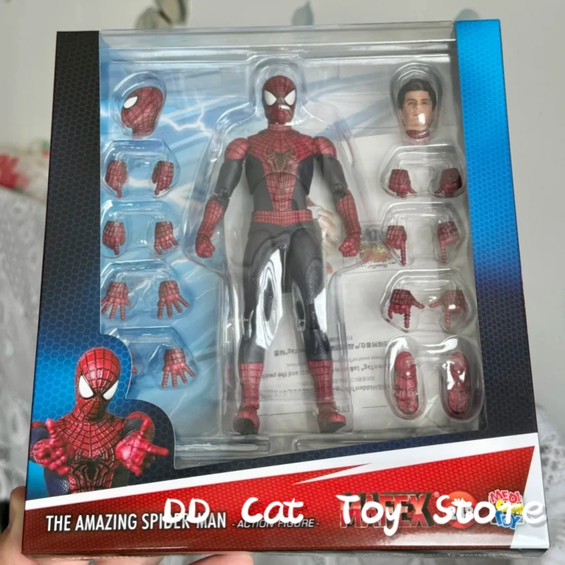متوفر في المخزون لعبة Medicom الأصلية Marvel Mafex The Amazing Spider-Man 2 Peter Parker 1/12 مقياس لعبة مجسمة قابلة للجمع #2