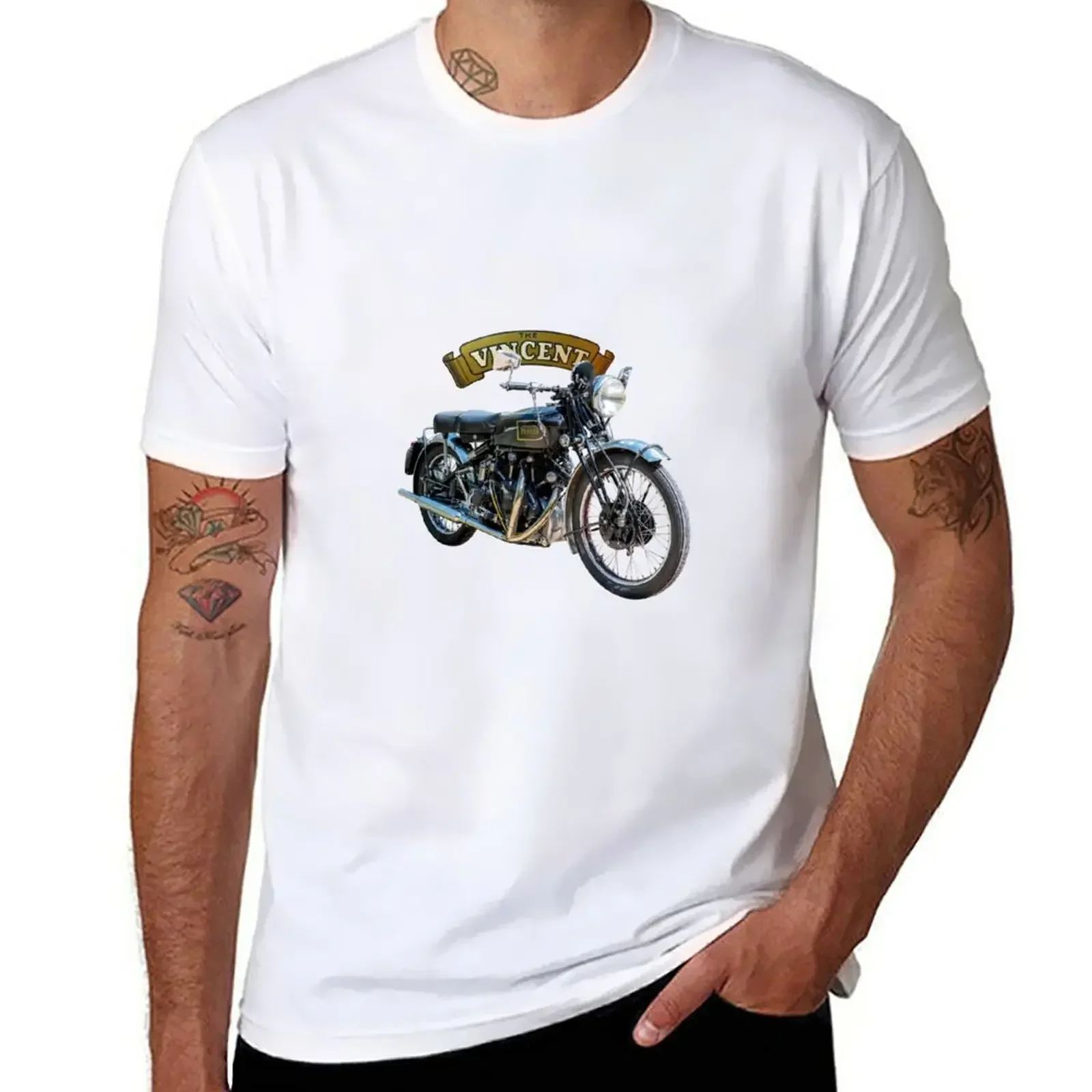 

1949 Vincent Rapide HRD Series B T-Shirt tops heavyweights t shirts men