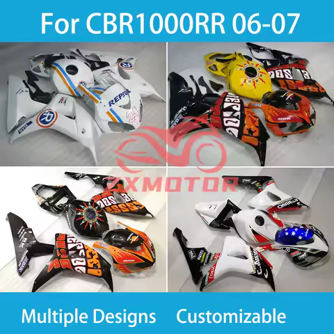 Motorcycle Fairings for Honda CBR1000RR Injection Molded Body Fairing Kit CBR 1000RR 2006 2007