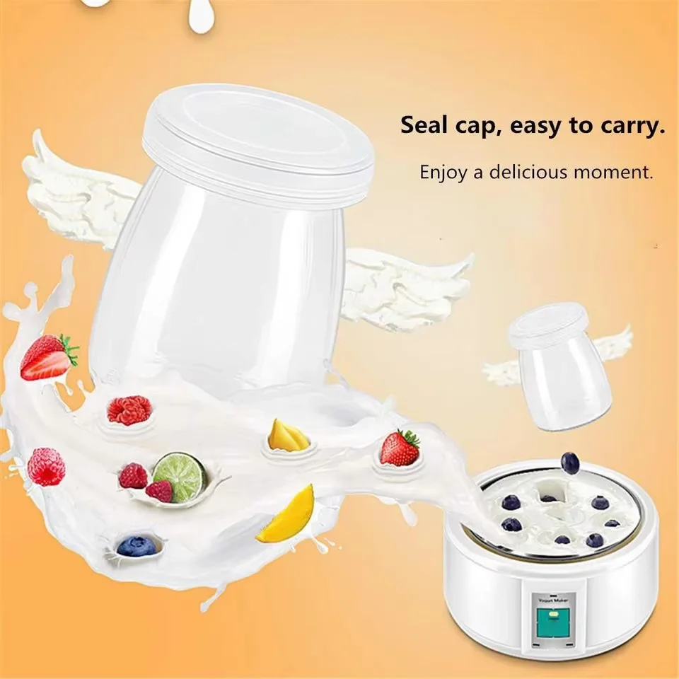 1,5 л Высококачественная машина для приготовления греческого йогурта, мини-электрическая автоматическая машина для приготовления греческого йогурта, йогуртница для дома