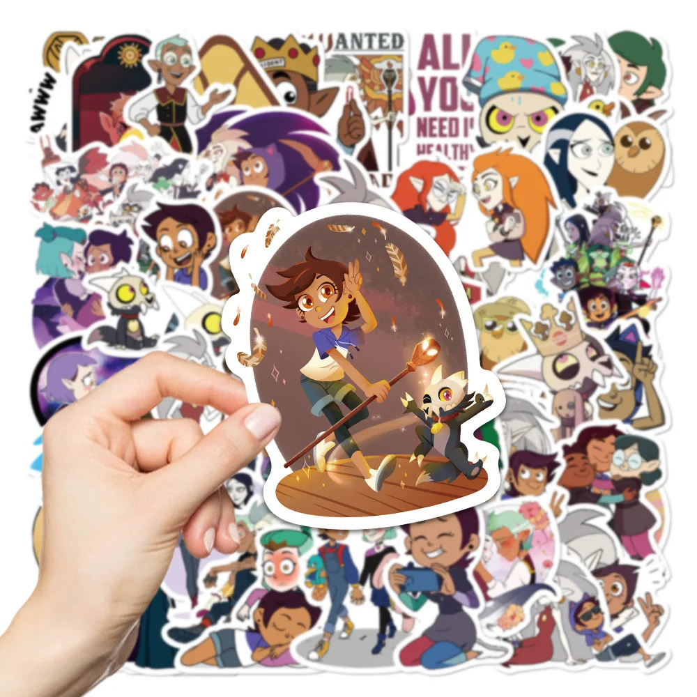 

10/50PCS Disney Anime The Owl House Stickers Cute Cartoon Decals Kids Toy DIY Laptop Phone Skateboard Scrapbook Sticker Gift