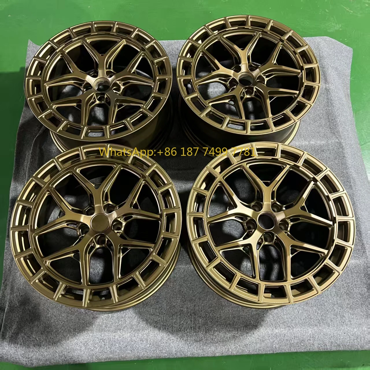 

Forged 19 20 Inch Staggered Concave Bronze 5x112 Lightweight Performance Racing Rims Passenger Car Wheels Tires for R8