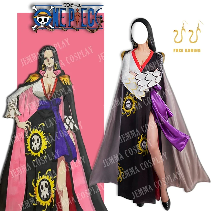 

Japan Costume BBoa Hancockk Cosplay Anime Clothing Empire Sexy Dress Halloween Costumes For Women ACGN Party Performance