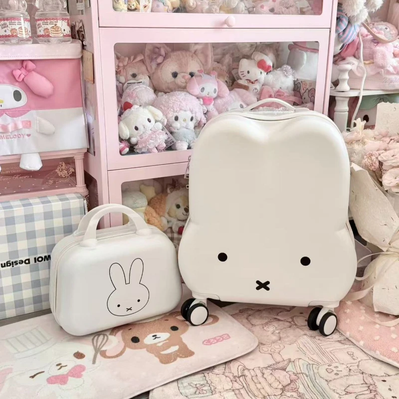 Miffy Animation peripherals cartoon suitcase student high-looking suitcase business trip convenient large-capacity trolley case