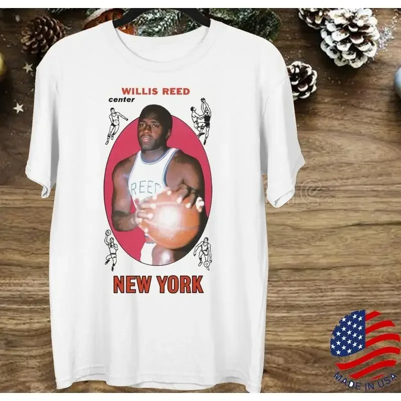 HOT Willis Reed legend T shirt White S 5Xl