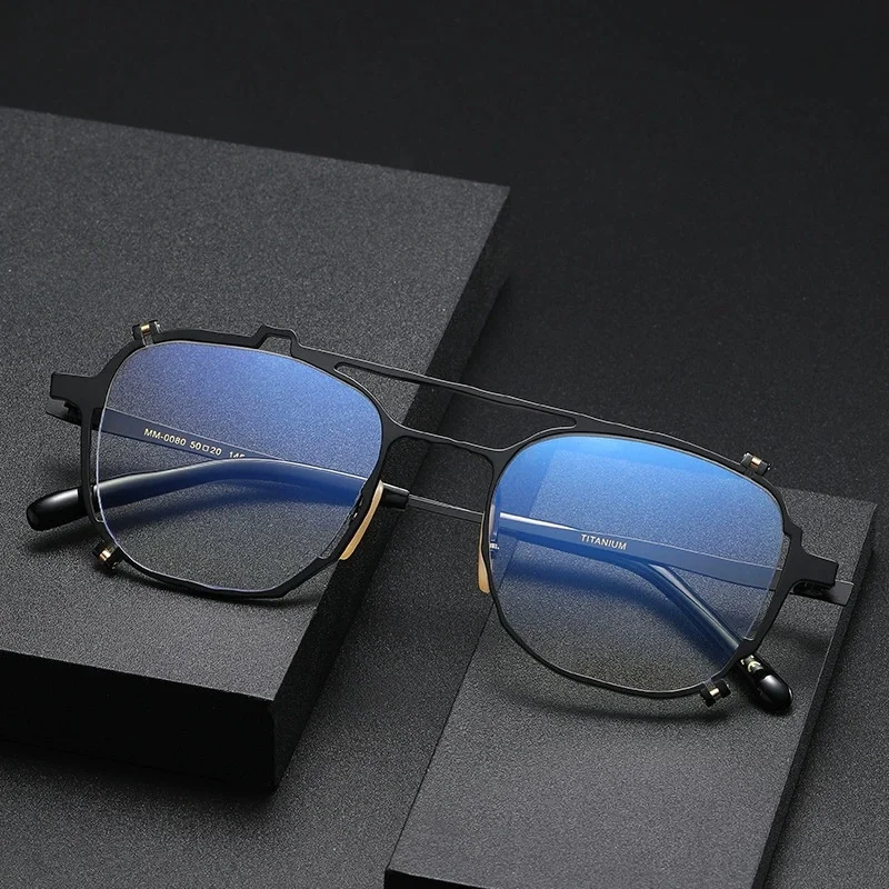 Belight оптическая японская диссиметрическая дизайнерская винтажная круглая ретро оправа для очков ручной работы из чистого титана по рецепту линзы MM0080