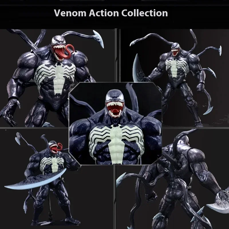 Venom Slaughter Figure Ornament  Marvel Avengers Spider-man Toy Doll Model  Amazing Spider-man Carnage Mac Gargan  Scorpion Gift