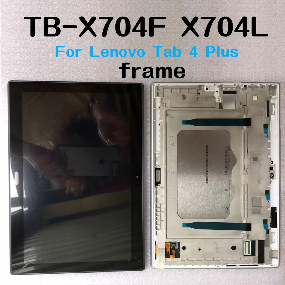 Original LCD Di10.1‘’ For Lenovo Tab 4 Plus TB-X704 TB-X704L TB X704 LCD Display Touch Screen Digitizer Full Assembly With Frame