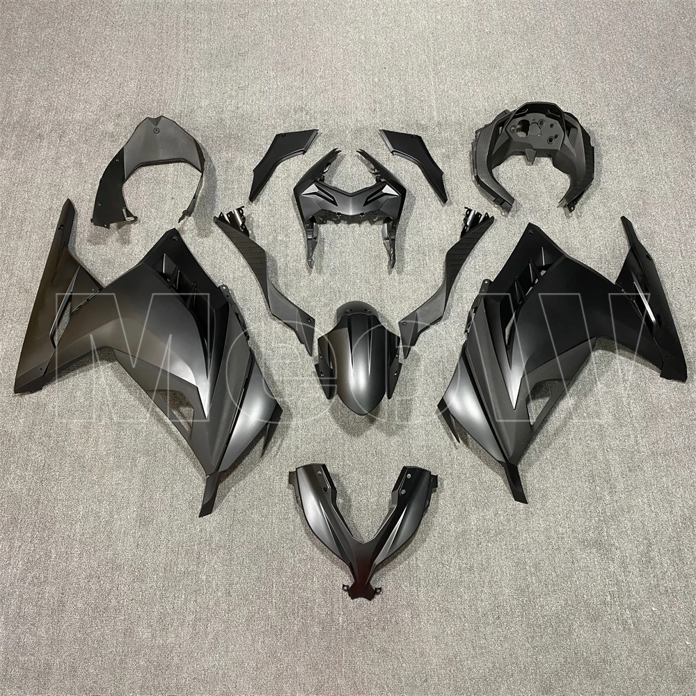 

Motorcycle Fairing Set Body Kit Plastic Accessories Full Bodywork Cowl For NINJA250 Ninja 250 300 2013 2014 2015-2017 Black