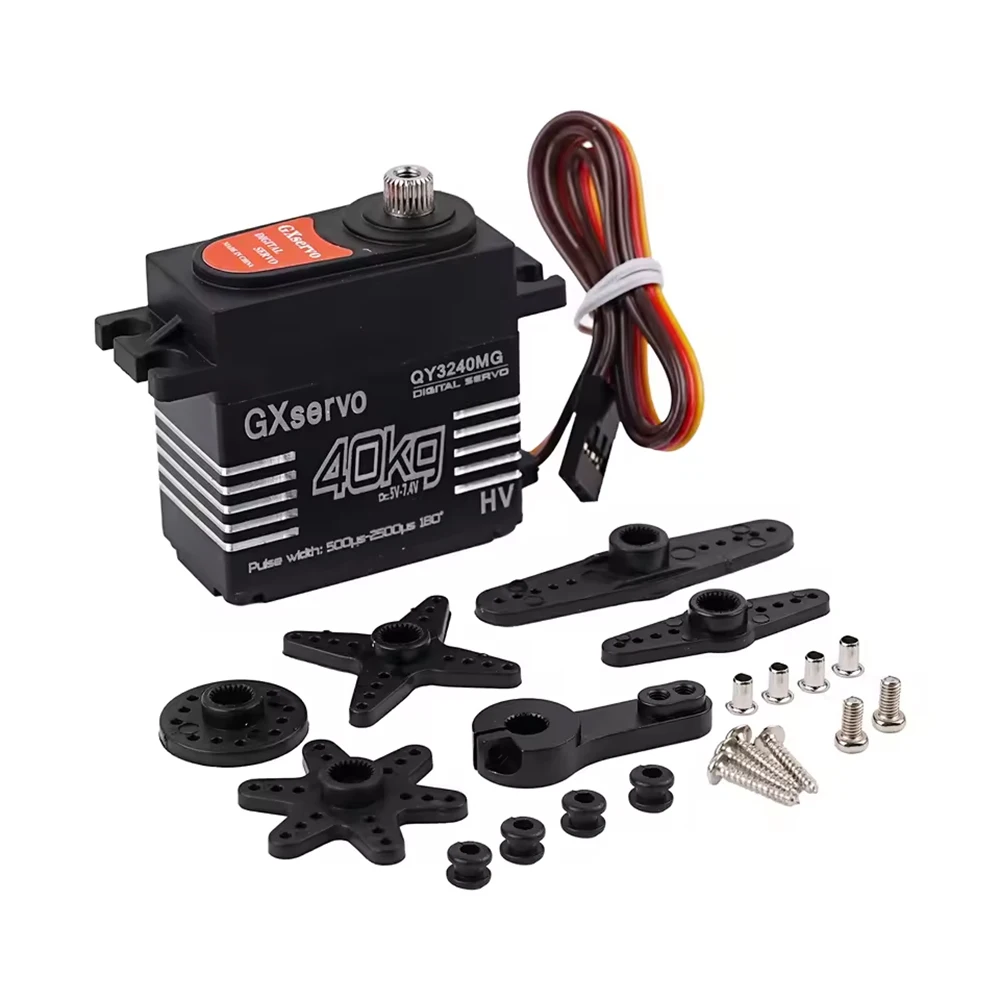 40/35/30KG Drehmoment Digitaler Servomotor Wasserdicht 180 Grad Metallgetriebe RC Servo für 1/8 1/10 RC Crawler Auto Boot DIY