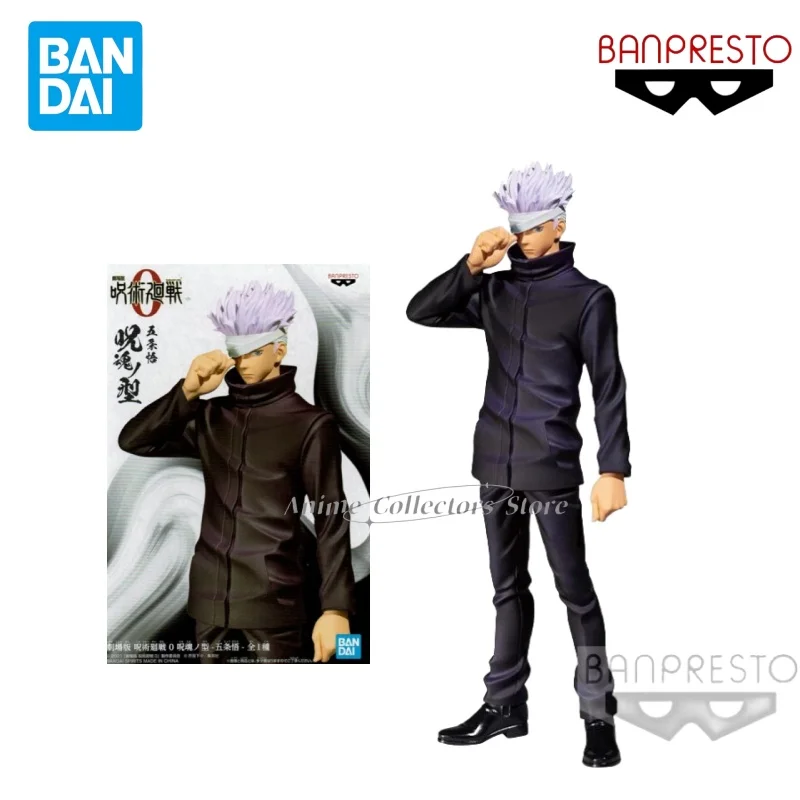 Bandai Original BANPRESTO Jujutsu Kaisen Satoru Gojo Anime Character Game Model Toy Desktop Ornaments Figure Collection Gift