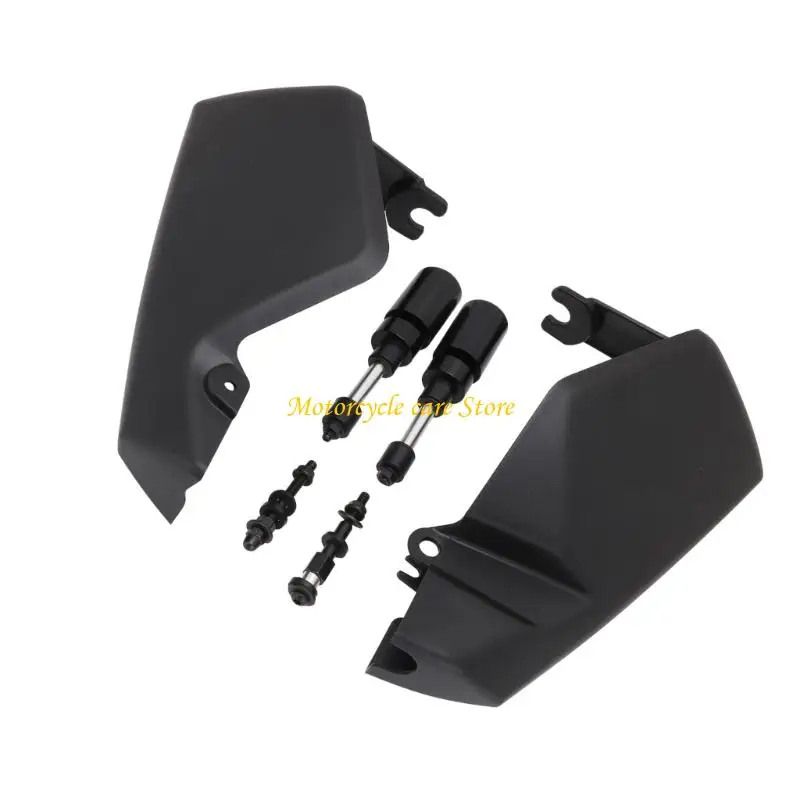 

U75F защита руля мотоцикла, алюминиевая конструкция, инструмент для защиты от ветра и дождя, бесплатная система крепления для на