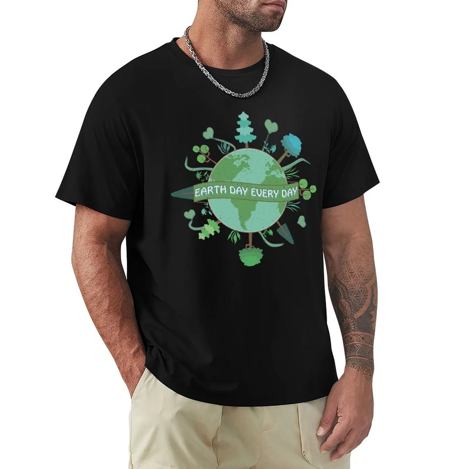 Save Mother Earth Earth Day Every Day T-Shirt t shirt man plain T-Shirt
