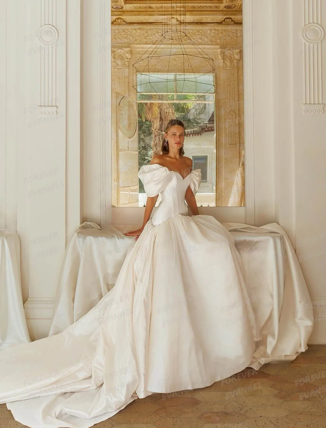 Off Shoulder Wedding Dresses A Line Woman Sexy Sweetheart Satin Bride Gowns Sleeveless Formal 2026 Vestidos De Noche Customized